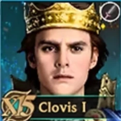 Clovis I Rise of Castles hero