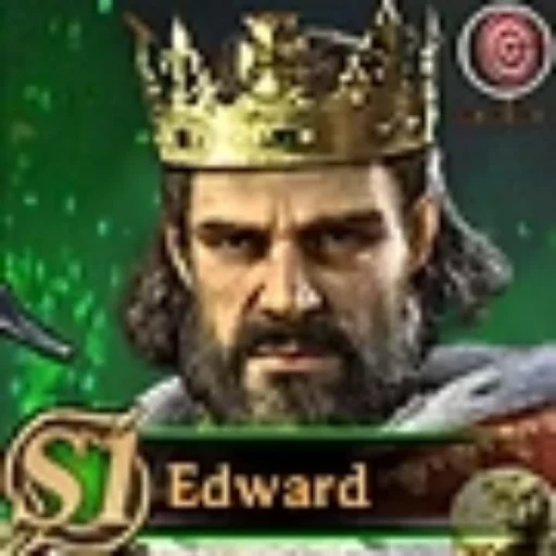 Edward the Confessor Rise of Castles hero portrait