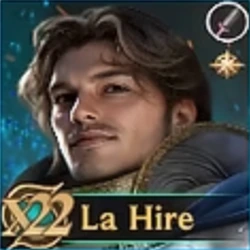 La Hire Rise of Castles hero