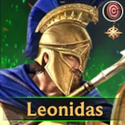 Leonidas Rise of Castles hero