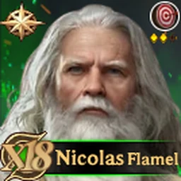 Nicolas Flamel Rise of Castles hero