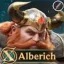 Alberich, front row
