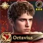 Octavius, front row